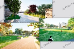 Modélisation 3D  de l’aménagement de jardins publics - 2025