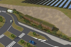 Modélisation 3D des locaux techniques d'une centrale solaire - 2020