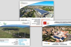 Panneaux  de présentations de centrales EnR - chiffres-clés - 2016