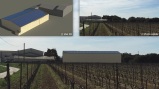 Simulation d'un hangar agricole avec toiture photovoltaïque  - 2020
