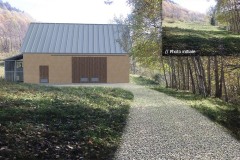 Simulation du bâtiment usine d'une petite centrale hydroélectrique  - 2015