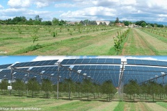 Simulation d’un projet agrivoltaïque - 2022
