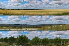 Simulation d’un projet agrivoltaïque - 2022