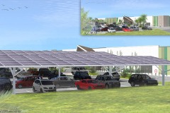 Simulation d’ombrières photovoltaïques - 2018