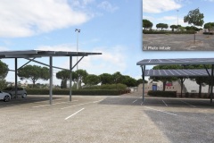 Simulation d’ombrières photovoltaïques - 2015