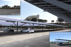 Simulation d’ombrières photovoltaïques - 2015