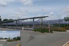 Simulation d’ombrières photovoltaïques - 2023
