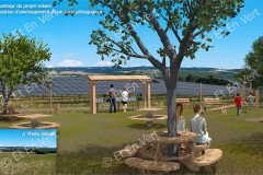 Simulation d’un projet agrivoltaïque avec proposition d'aménagement d'une aire pédagogique et ludique - 2023