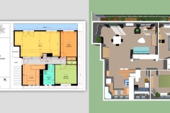 Plan d’un appartement - 2017